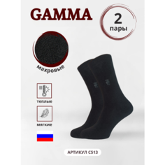 Носки ГАММА, 2 пары, размер 25-27, черный Gamma