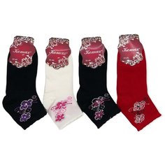 Носки KOMAX, 4 пары, размер 35-40, черный