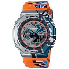Наручные часы CASIO G-Shock, серый, синий