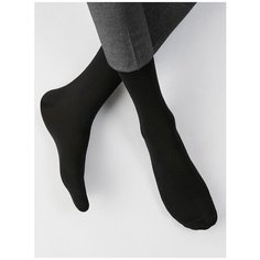 Носки Omsa, 10 пар, 10 уп., размер 39-41, черный