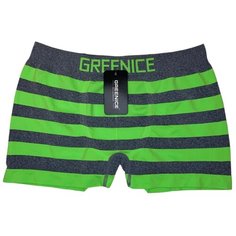Трусы GREENICE, размер M/L, зеленый, серый