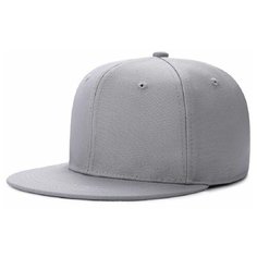 Бейсболка CityFOX, размер 52-60, серый, фиолетовый