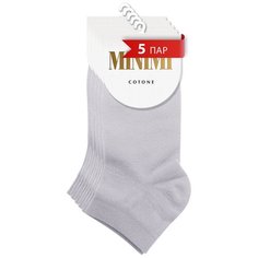 Носки MiNiMi, 5 пар, размер 35-38, серый