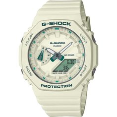 Наручные часы CASIO G-Shock GMA-S2100GA-7A, бежевый, белый