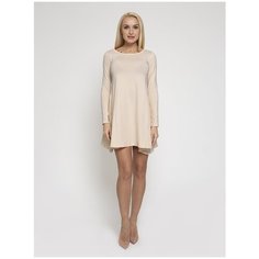 Платье Lunarable, размер 52 (2XL), бежевый