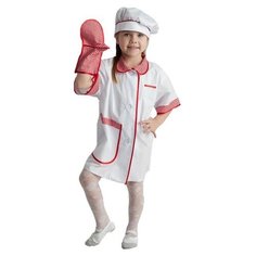Детский костюм для сюжетно-ролевых игр «Повар» (халат, колпак, прихватка) МИНИВИНИ