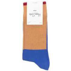Носки Happy Socks, размер 36-40, синий, коричневый