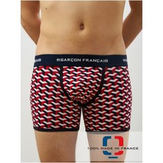 Трусы Garcon Francais, размер XL, белый, синий, красный
