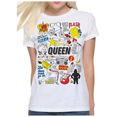 Футболка DreamShirts Studio, размер 2XL, белый