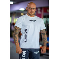 Футболка Inferno Style, размер 4XL, белый