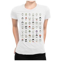 Футболка Design Heroes, размер 2XL, белый