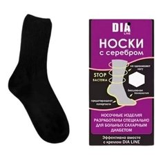 Носки DiaLine, размер 37-38, черный