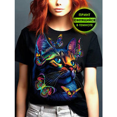 Футболка Romax Tex, размер 54, черный