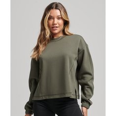 Свитшот Superdry, размер XS/S, зеленый