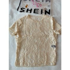 Футболка SHEIN, размер S, бежевый