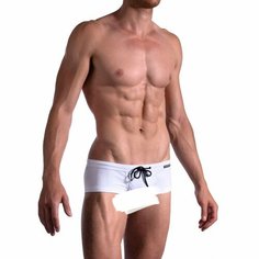 Плавки ManStore M2194 - Beach Hot Pants, размер S, белый