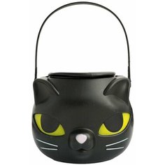 Конфетница "Хэллоуин" Кошка черная, украшение, декор для Хэллоуина Весёлый Праздник