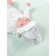 Чепчик LEO, размер 36, белый Лео