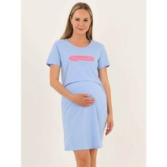 Сорочка Mama Jane, размер 48, голубой