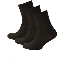 Носки STATUS, 3 пары, размер 23-25, коричневый