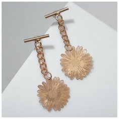 Серьги с подвесками Queen Fair, золотой