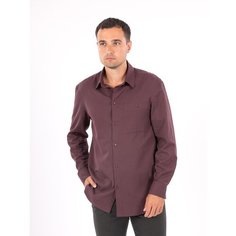 Рубашка ЭНСО, размер 58, бордовый