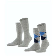 Носки Burlington, 2 пары, размер 40-46, мультиколор