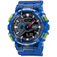 Наручные часы CASIO G-Shock GA-110JT-2A, черный, синий