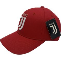 Бейсболка Juventus Бейсболка мужская Ювентус фк, размер one size, красный