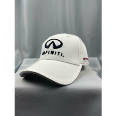 Бейсболка INFINITI авто кепка Инфинити бейсболка, размер one size, белый