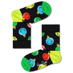 Носки Happy Socks размер 2-3Y, черный, мультиколор