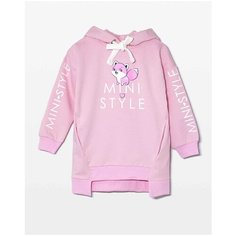 Платье Lokki, размер 110-116, розовый, белый