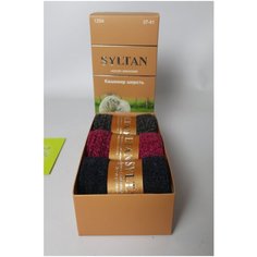 Носки Syltan, 3 пары, размер 37-41, бордовый, серый, черный