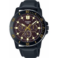 Наручные часы CASIO Collection, коричневый, черный