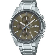 Наручные часы CASIO Edifice EFV-610D-5C, коричневый, серебряный
