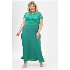 Платье Olsi, размер 54, зеленый