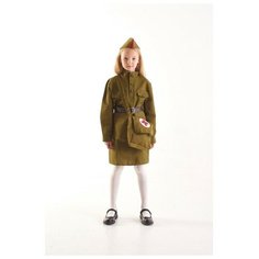 Костюм военного "Санитарка" для девочки, 3-5 лет рост 104-116 см Страна Карнавалия