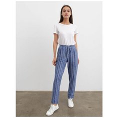 Брюки джоггеры ЛенаРа, размер 58, голубой