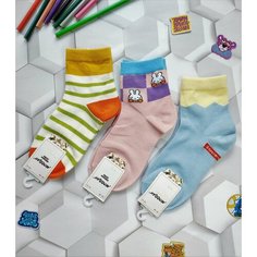 Носки MORRAH 3 пары, размер 30/35, зеленый, мультиколор