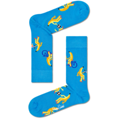 Носки Happy Socks, размер 41-46, желтый, голубой