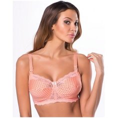 Бюстгальтер MILAVITSA, размер 70C, оранжевый, бежевый