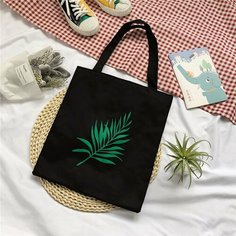 Сумка шоппер , фактура матовая, черный