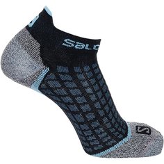 Носки Salomon ULTRA LOW, размер XL, черный, серый, голубой