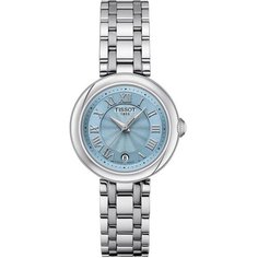 Наручные часы TISSOT, серебряный, голубой