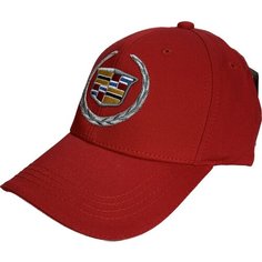 Бейсболка Cadillac Бейсболка Кадиллак кепка мужская женская, размер 55-58, красный