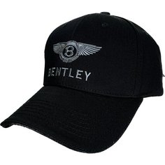 Бейсболка Bentley Кепка Бентли бейсболка мужская женская, размер 55-58, черный