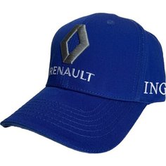 Бейсболка Renault Бейсболка мужская РЕНО кепка RENAULT, размер 55-58, голубой