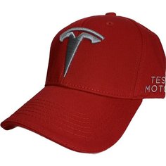 Бейсболка Tesla Тесла кепка бейсболка Tesla, размер 55-58, красный