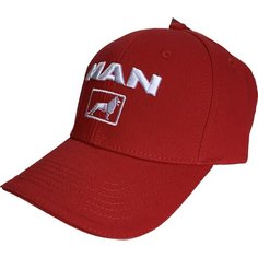 Бейсболка MAN Бейсболка МАН кепка MAN, размер 55-58, красный