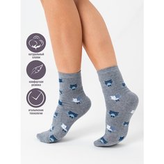 Носки Красная Ветка, размер 23-25, серый